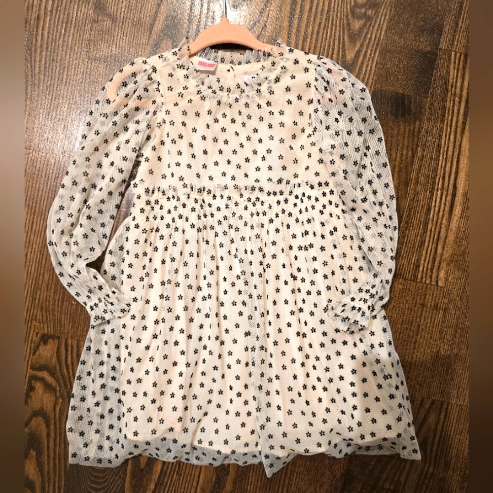 Zara Tulle Baby Girl Dress Floral Size 18-24month New Without Tag